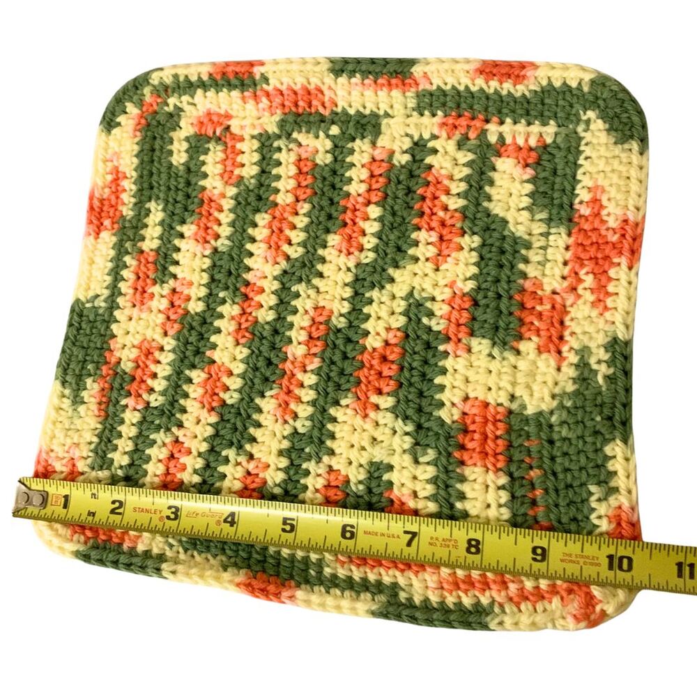 Christmas Stocking Stuffers Handmade Crochet Cotton Washcloth Set - Picture 4 of 5